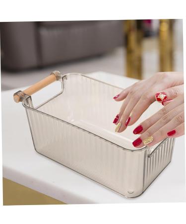 FRCOLOR Nail Soak Bowl Nail Art Accessory Nails Exfoliating Containers Nail Art Soak Bowl Nail Art Bowl Nail Manicure Bowls Trending Products 2023 Soaking Container Beech Organizer Wood 28x15.5cm Grey - Buy Online on GoSupps.com