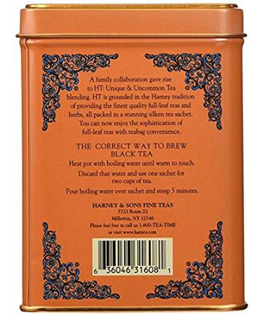 Harney & Sons Hot Cinnamon Sunset Black Tea with Orange and Cloves - 40 Tea Bags - Buy Online on GoSupps.com
