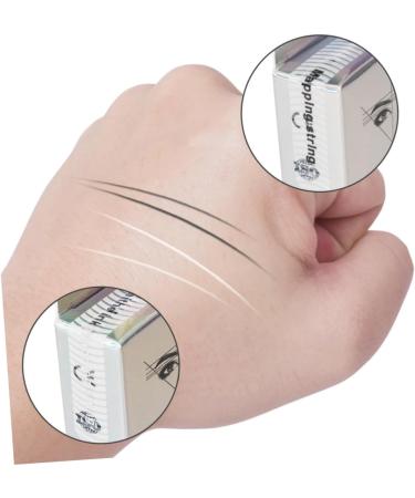 2 pi ces Bo te de Localisation pour Sourcils Brod s R gle Pratique pour Maquillage Outil de Mesure Pr cis pour Position Sourcils Adapt Tous Types de Visage - Buy Online on GoSupps.com