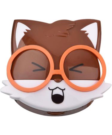 Anulely Contact Lens Travel Case - Portable Cartoon Animal Box for Glasses | Squirrel-In-Song Organizer for Everyday Use & Outdoor Travel - Buy Online on GoSupps.com