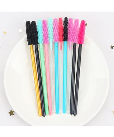 Buy 100 Pcs Silicone Mascara Wands - Disposable Eyelash Brushes for Extensions Makeup Tool Kit (Blue Handle/Pink Brush Head) - Shop Internationally - Buy Online on GoSupps.com
