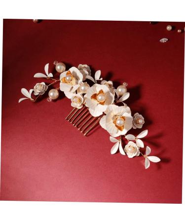 Ipetboom Bridal Headpiece Crystal Headpiece Women Hair Accessories Hair Jewels for Women Bridal Headdress Soap Dispenser Foam Tiara Bridal Comb Bride Wedding Hair Comb - Buy Online on GoSupps.com