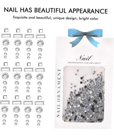 Housoutil 1 Nail Drill Nail Charm Fashion Nail Stones Nail Decorations for Nail Art Nail Gems and Rhinestone Nail Studs Rhinestone Charm Rhinestones Accessories Assorted - Buy Online on GoSupps.com