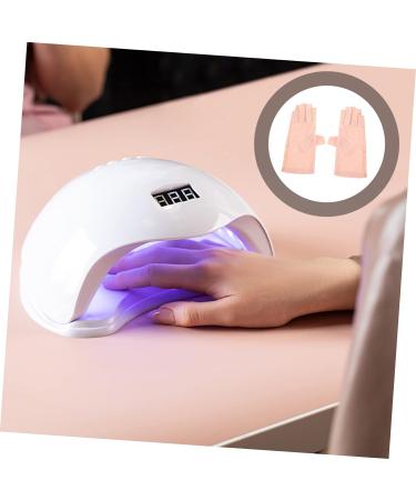 minkissy 3 Pairs Sun Protection Half Finger Gloves Skin Protective Gloves Uv Hand Protector Nail Art Gloves Uv Gloves Shield Gloves Salon Manicure Gloves Hand Guard Riding Miss Nylon - Buy Online on GoSupps.com