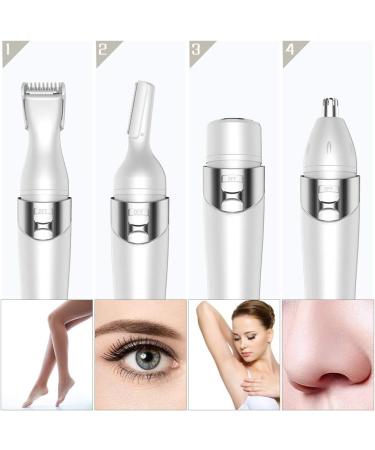 Sky Tower 5 in 1 USB Lady Shaver Set - Painless Hair Remover for Women - Bikini Trimmer Kit for Face, Arms, Legs - Perfect Gift for Girlfriend - Buy Online on GoSupps.com