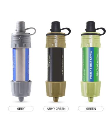 Lixada Mini Water Filter | 5000L Portable Straw Filter for Camping & Travel | Emergency Water Filtration System - Buy Online on GoSupps.com