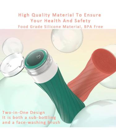 POPDIGITO 3 oz Silicone Travel Bottles Set - 4 Pack Colorful Squeezable Leakproof Containers for Toiletries - TSA Approved Refillable Bottles with Bag - Buy Online on GoSupps.com