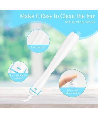 23Pcs Q-Grips Spiral Ear Wax Removal Tool Kit - Earwax Remover, Syringe, Silicone Cleaner, Bamboo Pick - Ear Irrigation Cleaning Set - Buy Online on GoSupps.com