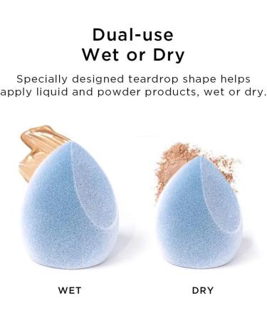 Premium Velvet Blue Makeup Sponge Set | Flawless Application & International Shipping - Buy Online on GoSupps.com