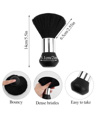Anseom 2-Piece Neck Brush Set for Hairdressers | Soft Fiber Bristles & Plastic Handle | Ideal for Salon Hair Cutting and Styling - Buy Online on GoSupps.com