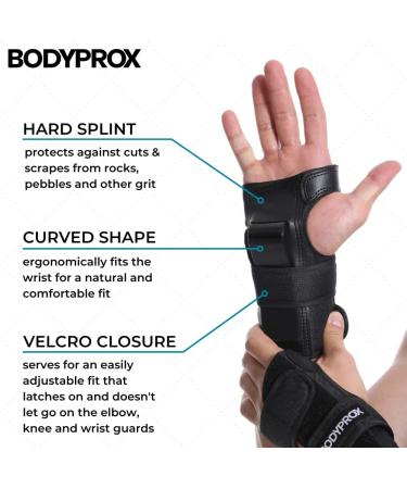 BODYPROX Knee Pads Elbow Pads Wrist Guards Set for Inline Skating  Skateboarding  Roller Derby  BMX Ride  and Rollerblading. Small - Buy Online on GoSupps.com