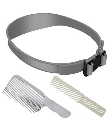 Hair cutting edge template hair cutter silicone haircut band neckline shaving template haircut band silicone curved haircut band great home improvement haircutor for adults gray