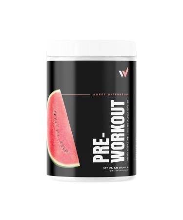Peak Performance Best Pre Workout Powder: Energizing Blend with l theanine Beta-Alanine Betaine Anhydrous Alpha GPC & B-Vitamins - Sugar-Free for Men & Women - Sweet Watermelon Flavor