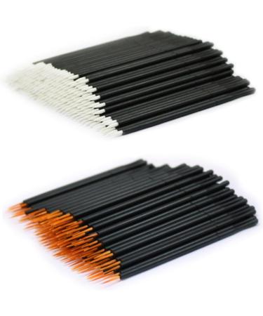 Mipcase 150 Pcs Tools Wand Applicator Eyeliner Liquid Eyeliner Brush Makeup Soft Head 10X0.5cmx3pcs Orangex3pcs - Buy Online on GoSupps.com