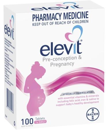 ELEVIT Pregnancy Multivitamin with Iodine - 100 Tablets - Buy Online on GoSupps.com