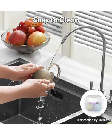 Airfish Silicone Pacifier Box 2 Pack | BPA-Free Baby Bear Pacifier Bag | Travel Slider & Storage Box for Girls | Beige & Brown - Buy Online on GoSupps.com