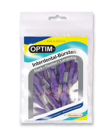 OPTIM Interdental brushes 16 pack purple 1.1mm size 6