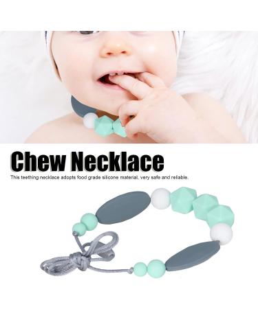 Fabater Sensory Chew Necklace - Silicone Chewy Toys for Teething, Oral Motor Skills - Boys and Girls with Autism, ADHD - Baby Teething Toys - Chew Pendant (2 Pack) - Buy Online on GoSupps.com