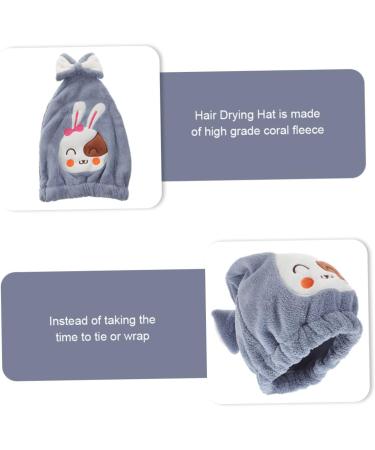 FRCOLOR 4 Pcs Children s Hair Drying Caps & Towels - Soft Coral Fleece Turban & Bonnet for Bath & Shower - Buy Online on GoSupps.com