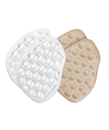 2 Pairs High Heels Forefoot Stickers Metatarsal Pads Women Shoes Foot Cushions Women High Heel Insoles Non-Skid Pads Shoes Forefoot Cushions Metatarsal Foot Cushions Forefoot Pads
