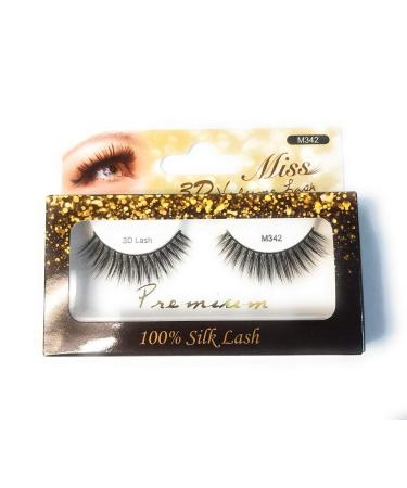 4 Pairs Miss Lash 100% Handmade Tapered 3D Volume lash M342