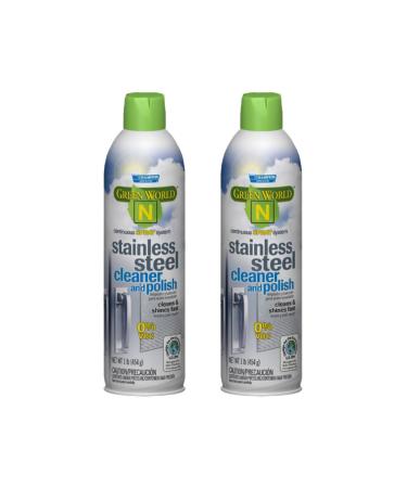 Champion Sprayon Stainless Steel Cleaner & Polish. 2-14oz. Net Can.