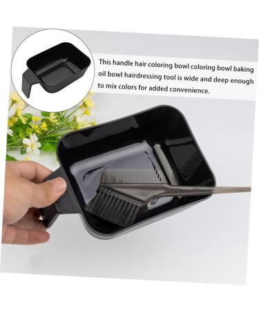 2 pi ces Bol de Teinture Cheveux avec Poign e Outil Coiffure Salon pour M lange de Couleur Ch tain Effet Cendr et Reflet Roux Usage Professionnel et DIY Maison - Buy Online on GoSupps.com