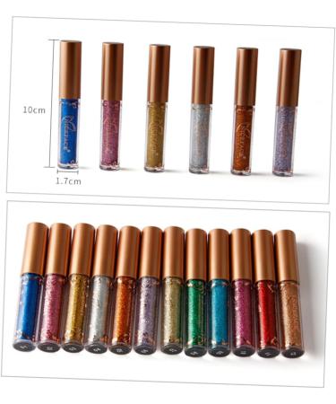 Beavorty Color Eyeliner Color Eyeliner Liquid Metallic Eyeliner Glitter Eyeshadow Glow Liquid Eyeliner 1 count (Pack of 1) 08 - Buy Online on GoSupps.com
