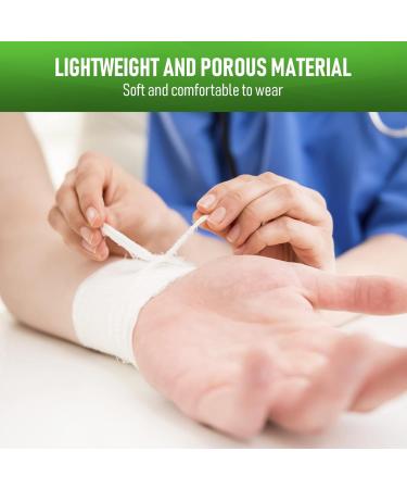 EXCEART Elastic Bandages Wrap - Breathable Gauze Rolls in 3 Sizes for First Aid - Individual Pack Elastic Gauze for International Shipping - Buy Online on GoSupps.com