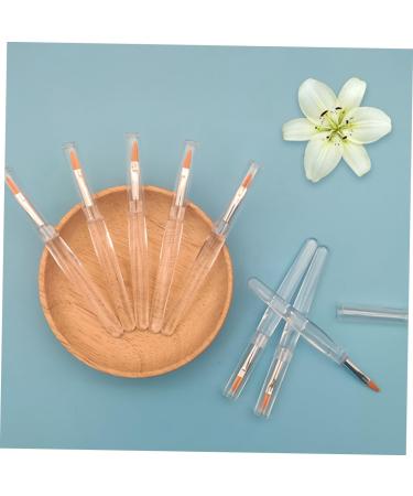 Didiseaon 20pcs Makeup Brush Set - Silicone Lip & Eye Shadow Brushes with Covers | Portable & Practical for Flawless Makeup Application - Buy Online on GoSupps.com
