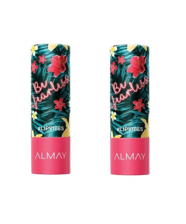 Almay Pack of 2 Lip Vibes Lipstick Be Fearless 150