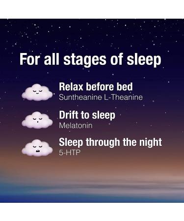 Natural Factors Stress-Relax Tranquil Sleep | 5-HTP, Suntheanine & Melatonin Chewable Tablets - 120 Count - Buy Online on GoSupps.com