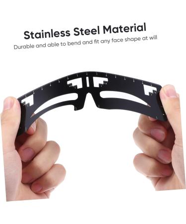  POPETPOP POPETPOP Eyebrow Maker Eyebrow Marker Eyebrow Template Stencils Reusable Eyebrow Modelers Eyebrow Drawing Ruler Eyebrow Size Eyebrow Trimmer Mold - Buy Online on GoSupps.com