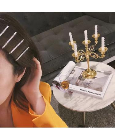 8 pieces Rhinestone Bobby Pin  Shiny Hair Pin  Clear Crystal Hairpin  Metal Hair Clip Sparkly Hair Decoration for Women 8 pieces-clear - Buy Online on GoSupps.com