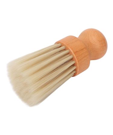 Soft Bristle Razor Brush for Men - Portable Beech Wood Neck Duster - Perfect for Salon & Home Use - Buy Online on GoSupps.com