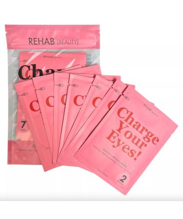 SLITZ Under Eye Mask for Dark Circles and Puffiness 24K Gold Foil Eye Mask Skincare Under Eye Patches Under Eye Collagen Masks - 7 Pairs Under Eye Pads