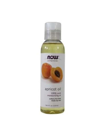 NOW Apricot Kernel Oil 4oz (Pack of 2) - Pure & Cold-Pressed Formula - Buy Online on GoSupps.com