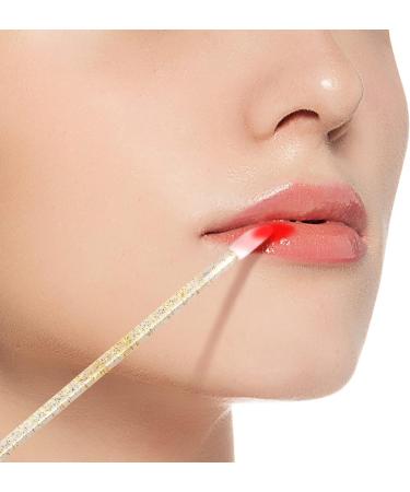 300PCS Crystal Gold Disposable Lip Gloss Applicators - Lipstick Brushes for Makeup Application - Buy Online on GoSupps.com