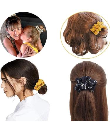 12PCS Velvet Scrunchies Hair Ties Set - Elastic Hair Bands for Women & Girls - Perfect Rubber Bands for All Hair Types - Buy Online on GoSupps.com