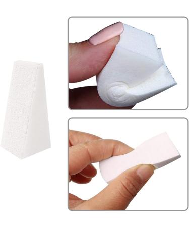 16pcs Nail Art Sponges Make Up Wedges Cosmetic Wedges Nail Art Sponges Triangle Shape Foundation Beauty Tool Triangle Make Up Sponges Cosmetic Sponge Wedges for Girls Women Beauty Tool(White) - Buy Online on GoSupps.com