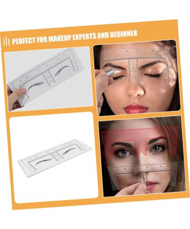  GOOHOCHY 10 Pieces Eyebrow Ruler Plastic Eyebrow Template for Makeup for Shaping Women - Buy Online on GoSupps.com