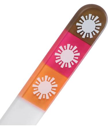 LEIGHTON DENNY Crystal Nail File with Eco Case - RETRO SUN Limited Edition - Small 135mm - Buy Online on GoSupps.com