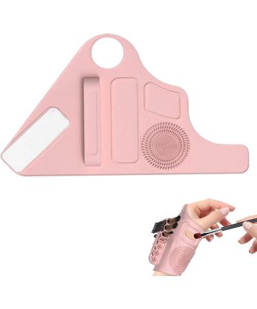 Makeup palette tray makeup mixing tray | Multifunctional handheld makeup mixing tray mix makeup by hand mix makeup with the container - Buy Online on GoSupps.com