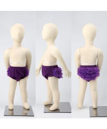 Hoolchean Baby Infant Girls 2PCS Tulle Ruffle Bloomer Set 12-24 Months - Orange & Purple - Buy Online on GoSupps.com