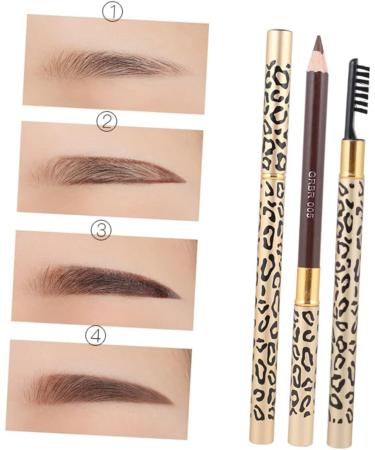 Beavorty Makeup Pencil 2pcs Black Eyeliner Highlighter Eyeliner Pencil Double Head Eyebrow Pencil Eye Shadow Pencil Palette 1 count (Pack of 1) Brown - Buy Online on GoSupps.com