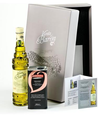 Venta del Bar n Gift Box: Award-Winning Extra Virgin Olive Oil from C rdoba 500ml, World Cup Winner - Buy Online on GoSupps.com