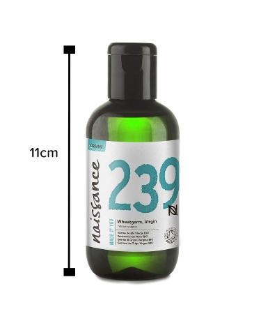 Naissance Organic Virgin Wheatgerm Oil 4 fl oz - Cold Pressed, Vegan, Non GMO - Moisturizing for Dry Skin - Buy Online on GoSupps.com