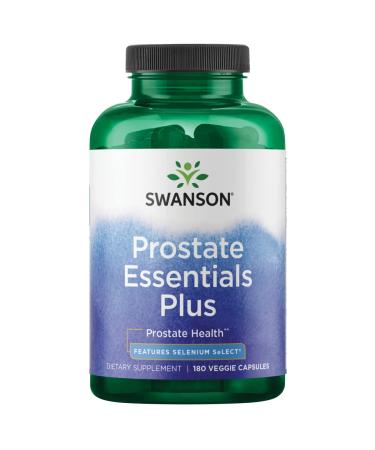 Swanson Prostate Plus - Natural Supplement for Men Promoting Healthy Urinary Tract Flow & Frequency - Wellness Formula Supporting Overall Prostate Health - (180 Veggie Capsules) - Buy Online on GoSupps.com