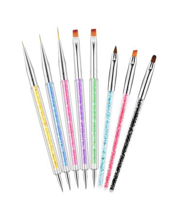 Housoutil 1 Set Nail Pen Nail Gel Para U as Nail Molding Gel Nail Building Gel Nail Tool Nail Accessories Household Dotting Tools Professional Dotting Tools Fan Pen Drilling Abs