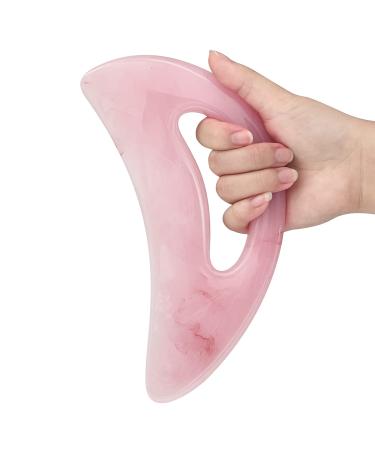 Large gua sha Massage Tool, Lymphatic Drainage Massager,Muscle Scraping Massage Tools,Body Sculpting Anti Cellulite Tools for Man and Women (Pink)